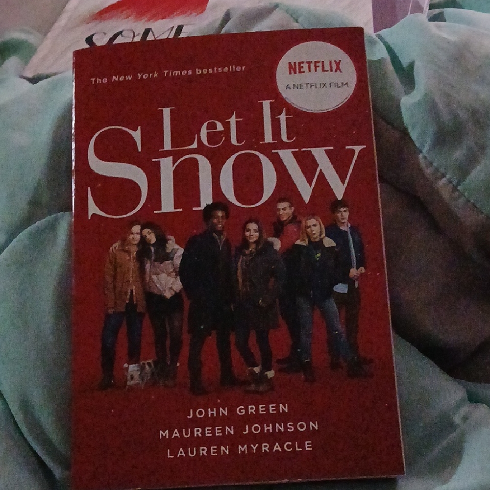 Let It Snow Book by John Green - Red Cover